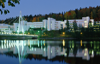 Universittsgebude in Jyvskyl, Mittelfinnland. Foto IdS