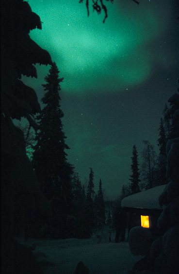 Polarlicht in Lappland. Foto: IdS